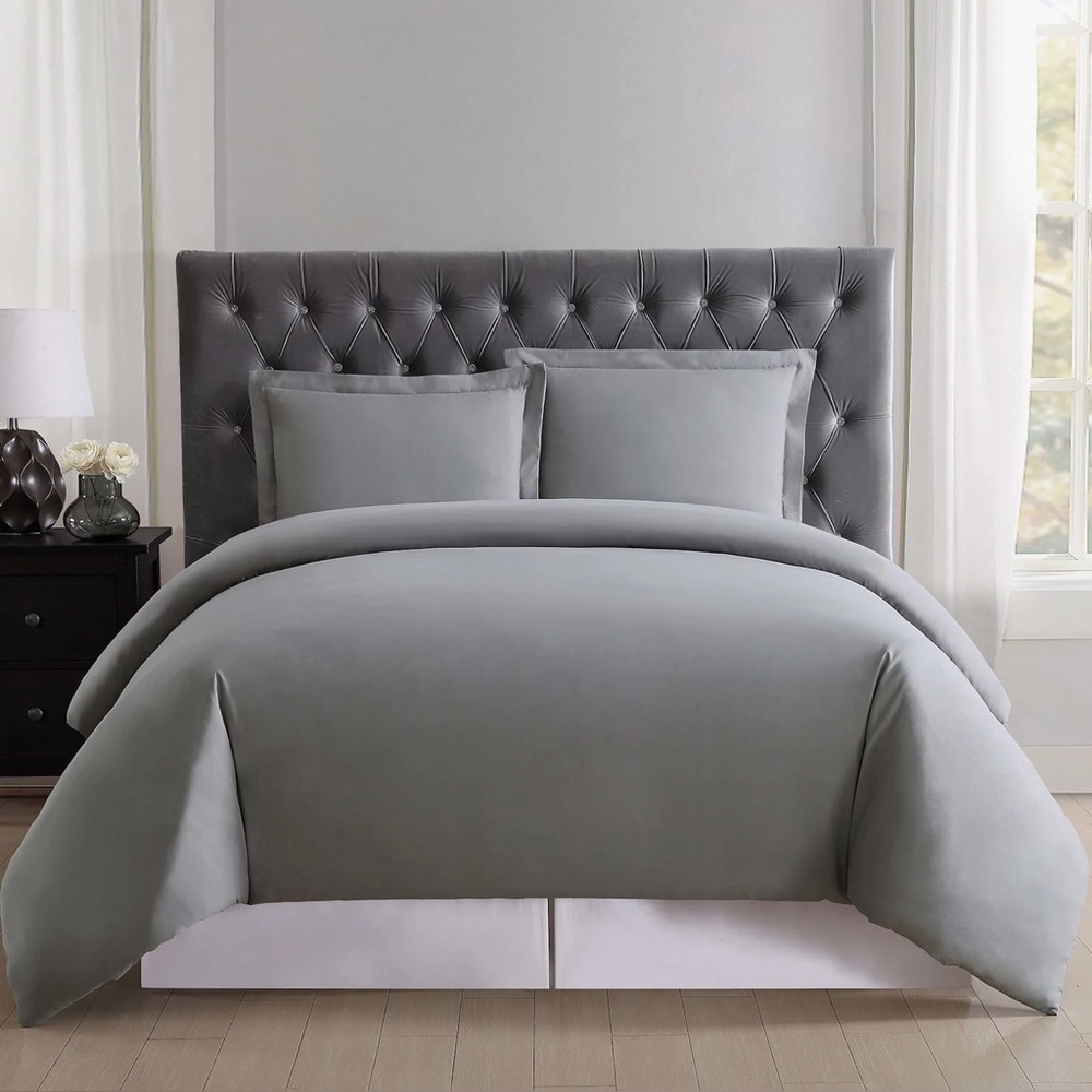 Truly Soft Everyday Twin/Twin XL 2 Piece Duvet Set, Grey